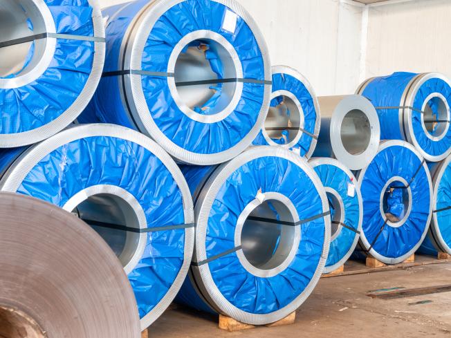 VCI Steel Coils Blue Wrap