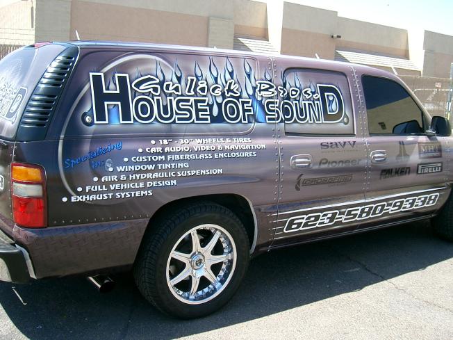 Print Graphics Clear Focus ClassicVue Vehicle House of Sound